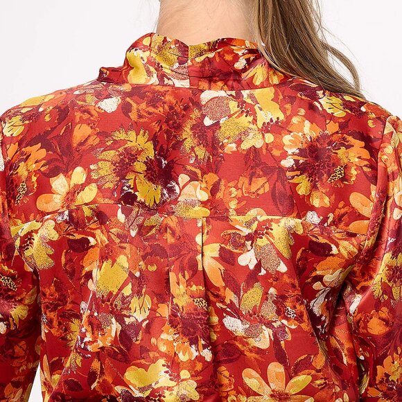 Brand New with tag QVC blouse with a tye bow Size 2X - Picture 6 of 6